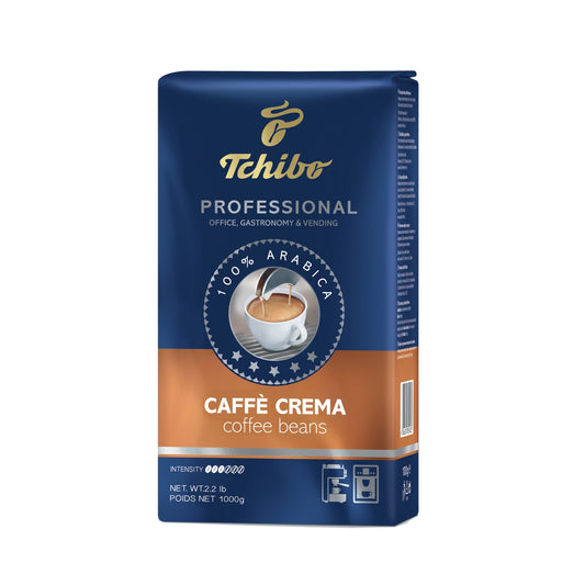 Tchibo Kaffee Professional Caffè Crema 100 % Arabica ganze Bohne 1.000 g/Pack.