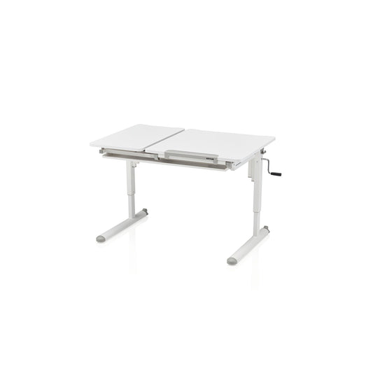KETTLER Schreibtisch Maße: 1.095 x 535-820 x 715 mm (B x H x T) Spanplatte, melaminharzbeschichtet alpinweiß