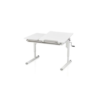 KETTLER Schreibtisch Maße: 1.095 x 535-820 x 715 mm (B x H x T) Spanplatte, melaminharzbeschichtet alpinweiß