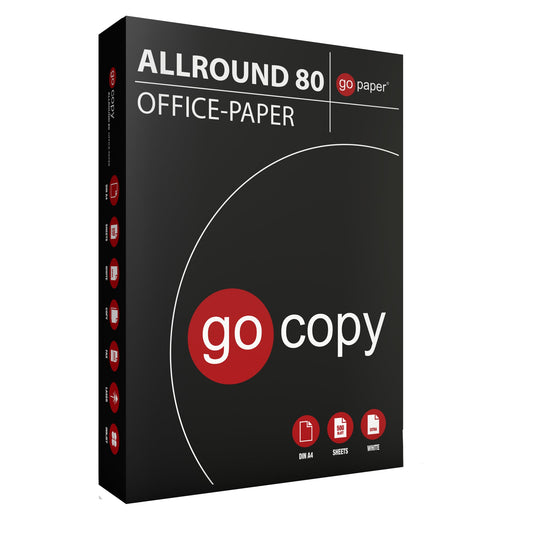 go copy Kopierpapier ALLROUND 80 DIN A4 75g/m² weiß 500 Bl./Pack.