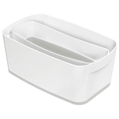 Leitz Aufbewahrungsbox MyBox® 31,8 x 12,8 x 19,1 cm (B x H x T) DIN A5 5l ABS Kunststoff weiß/grau