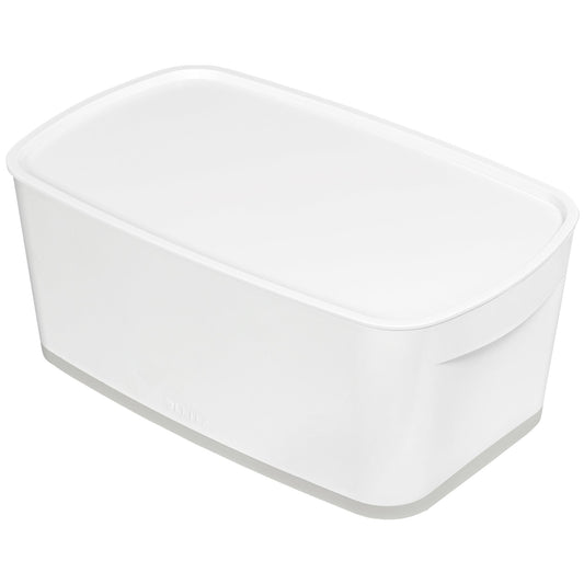 Leitz Aufbewahrungsbox MyBox® 31,8 x 12,8 x 19,1 cm (B x H x T) DIN A5 5l ABS Kunststoff weiß/grau