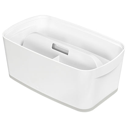 Leitz Aufbewahrungsbox MyBox® 31,8 x 12,8 x 19,1 cm (B x H x T) DIN A5 5l ABS Kunststoff weiß/grau