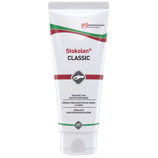 SC Johnson PROFESSIONAL Hautpflegecreme Stokolan® CLASSIC dermatologisch getestet silikonfrei Tube 0,1l