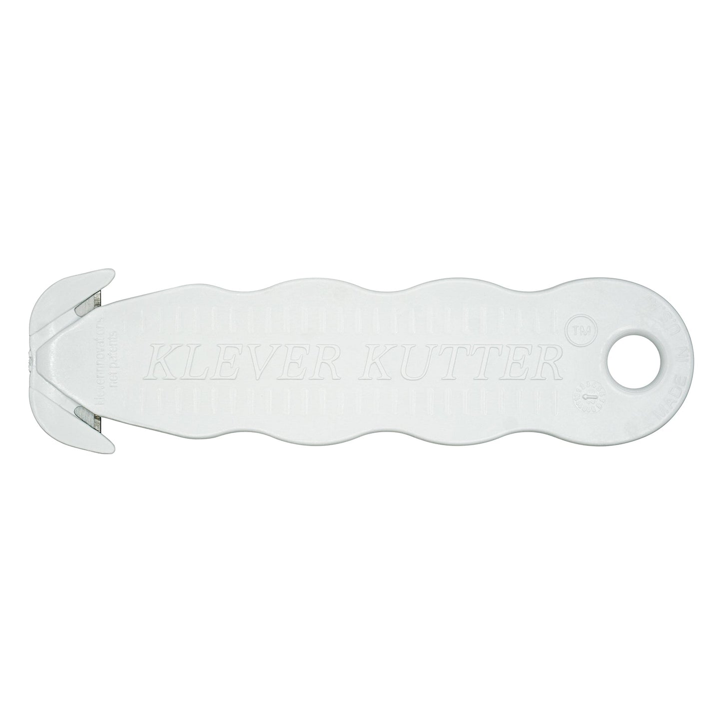 Sicherheitsmesser KLEVER KUTTER Einweg 3,8mm Stahl weiß 10 St./Pack.