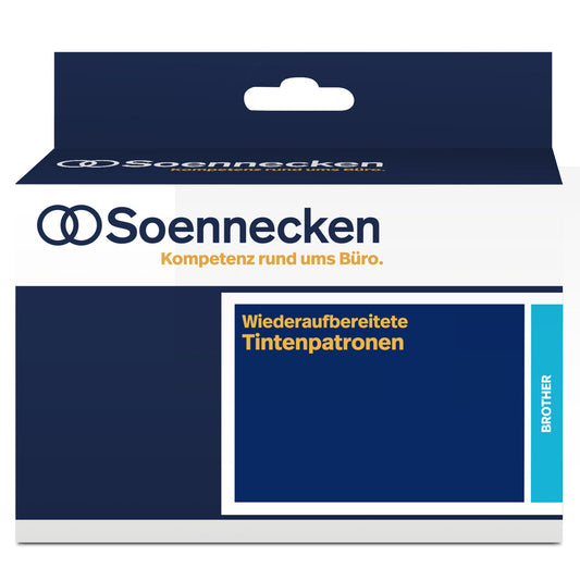Soennecken Tintenpatrone kein Originalzubehör Kompatibel mit: Brother LC-123 84303 ca. 705 Seiten schwarz, ca. 3 x 1.000 Seiten farbig schwarz, mehrfarbig 4 St./Pack.