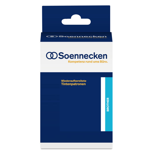 Soennecken Tintenpatrone kein Originalzubehör Kompatibel mit: Brother LC123BK 84150 ca. 705 Seiten schwarz 18ml