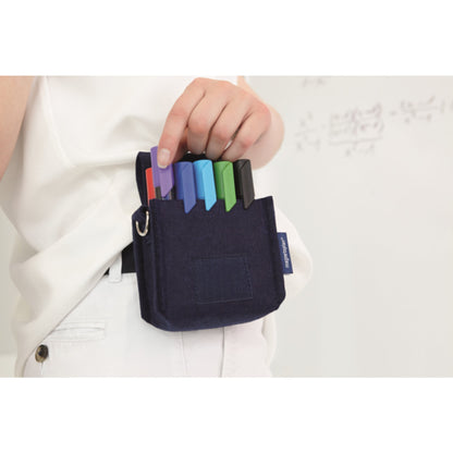 magnetoplan® Moderationstasche ecoAware 11 x 15 x 7 cm (B x H x T) Polyester, 100 % recycelt blau