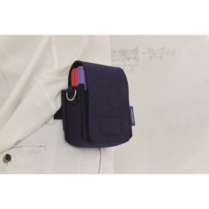 magnetoplan® Moderationstasche ecoAware 11 x 15 x 7 cm (B x H x T) Polyester, 100 % recycelt blau