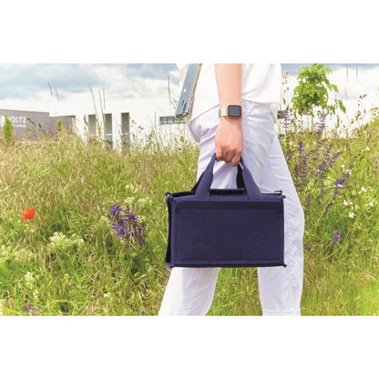 magnetoplan® Moderationstasche ecoAware 29 x 18 x 14,5 cm (B x H x T) 1.900 Teile Polyester, 100 % recycelt blau