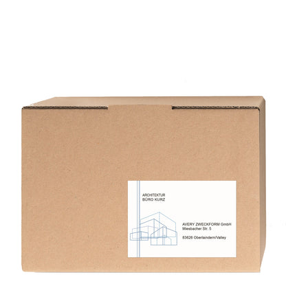Avery Zweckform Adressetikett 99,1 x 143,5 mm (B x H) Papier weiß 1.200 Etik./Pack.