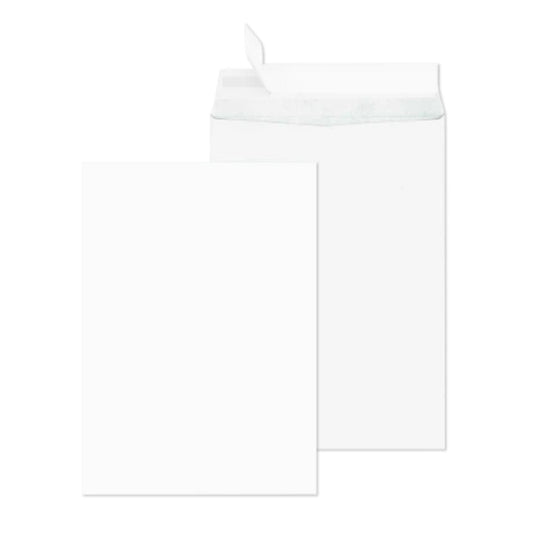 SECURITEX® Versandtasche DIN C4 229 x 324 mm (B x H) mit Haftklebung ohne Fenster 130g/m² weiß 100 St./Pack.