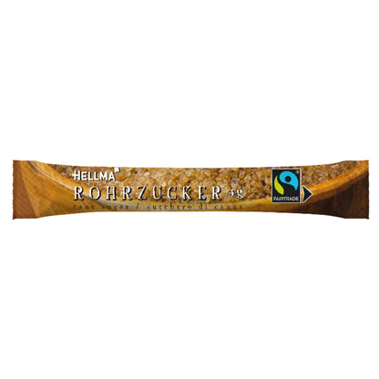 Hellma Zucker FAIRTRADE Rohrzucker Stick Dispenser 500 x 4 g/Pack.