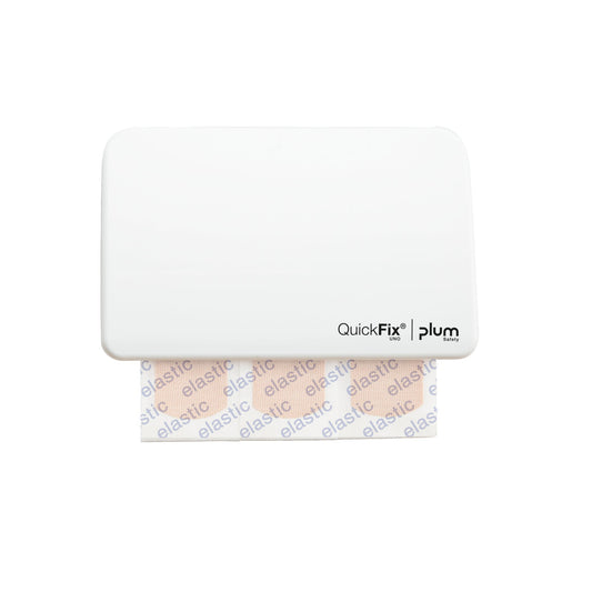 QuickFix Pflasterspender UNO 13 x 8,5 x 3,5 cm (B x H x T) gefüllt Kunststoff weiß