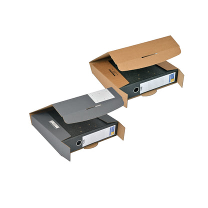 ColomPac® Ordnerversandkarton Wellpappe anthrazit