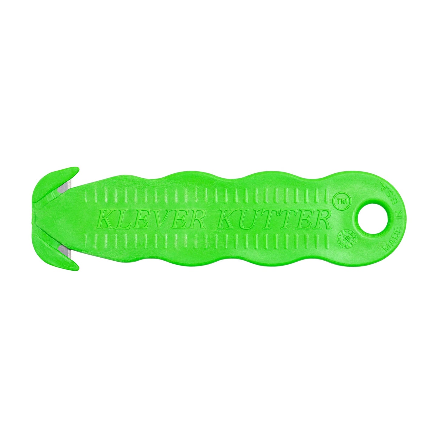 Sicherheitsmesser KLEVER KUTTER KLEENT Einweg 3,8mm Stahl rostfrei grün 10 St./Pack.