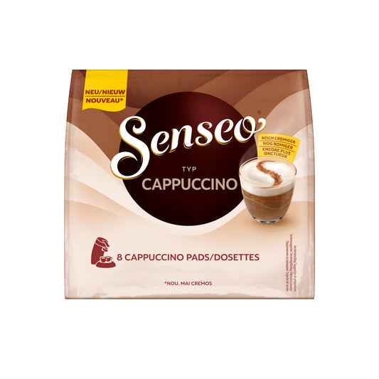 Senseo® Kaffeepads Typ Cappuccino 8 x 11,5 g/Pack.