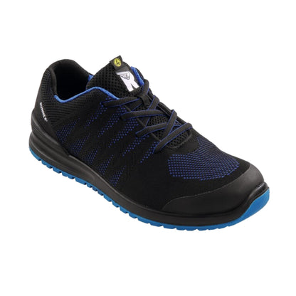 RUNNEX® Sicherheitsschuhe SportStar 41 S1PS Polyestergewebe/TPU-Kappen schwarz/blau