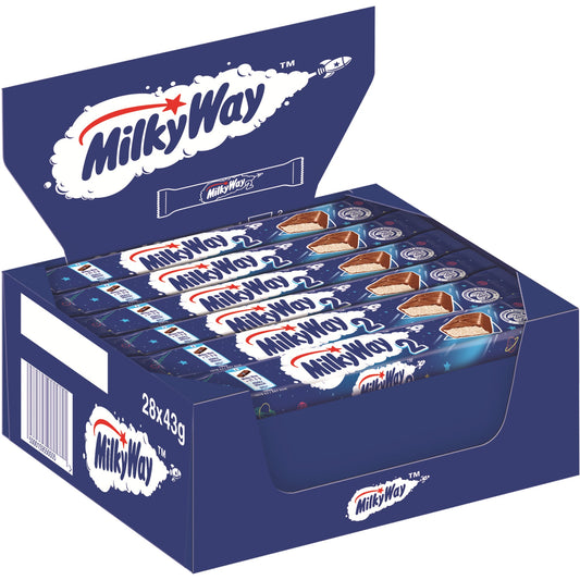 MILKY WAY® Schokoriegel 28 x 43 g/Pack.