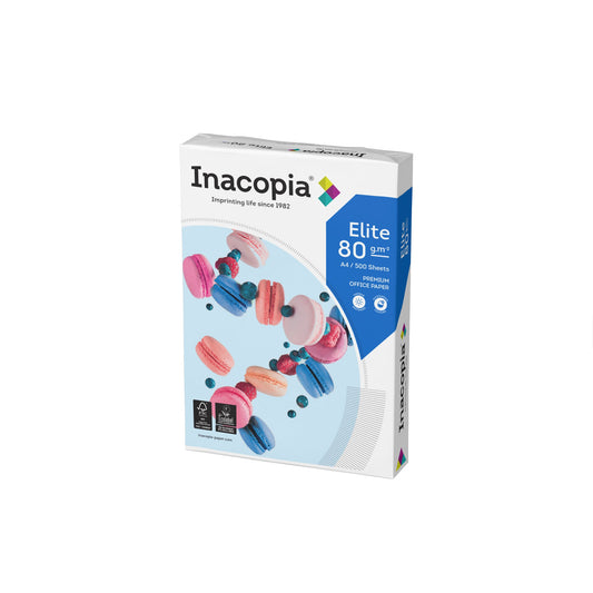 Inacopia Multifunktionspapier elite DIN A4 80g/m² hochweiß 500 Bl./Pack.