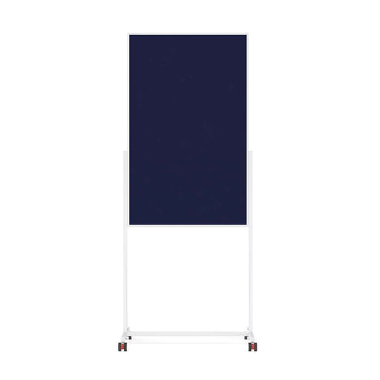 magnetoplan® Multifunktionstafel Universal 3-in-1 75 x 120 cm (B x H) Stahl Material der Pinnfläche: PET, 100 % recycelt blau