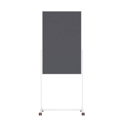 magnetoplan® Multifunktionstafel Universal 3-in-1 75 x 120 cm (B x H) Stahl Material der Pinnfläche: PET, 100 % recycelt grau