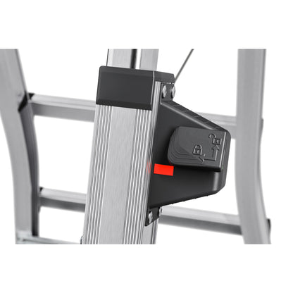 Hailo Teleskopleiter D100 TL TopLine 150kg Aluminium, eloxiert