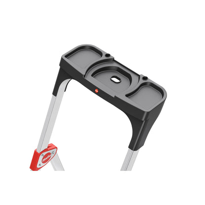 Hailo Stehleiter TL100 TopLine 3,09m Aluminium, eloxiert silber