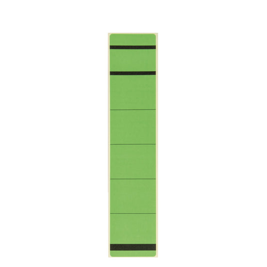 Westcott Ordnerrückenetikett schmal/kurz 39 x 192 mm (B x H) selbstklebend mit Griffloch grün 10 Etik./Pack.