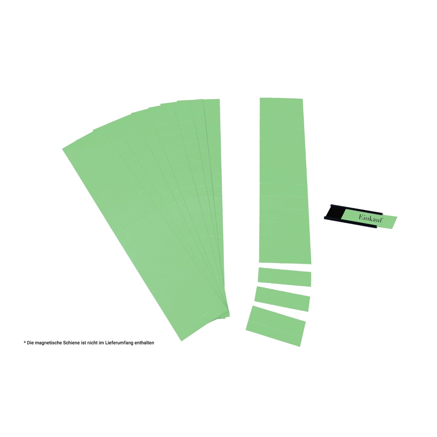 Ultradex Einsteckkarte C-Profil 7 x 1,7 cm (B x H) 190g/m² lind 170 St./Pack.