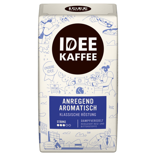 IDEE Kaffee Arabica/Robusta Mischung gemahlen 500 g/Pack.