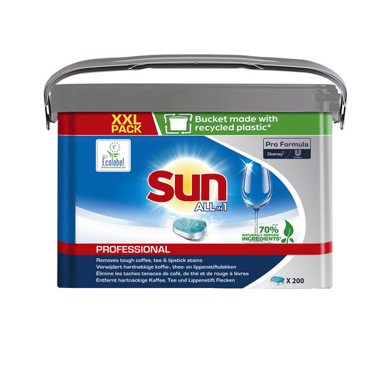 SUN Spülmaschinentabs Professional All in 1 200 St./Pack.