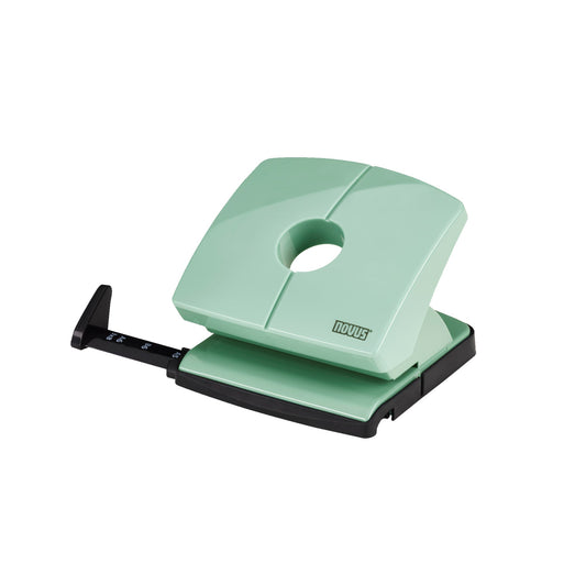 NOVUS Locher B 220 Color ID 2.0 8cm 20 Bl. (80 g/m²) mit Anschlagschiene mellow mint