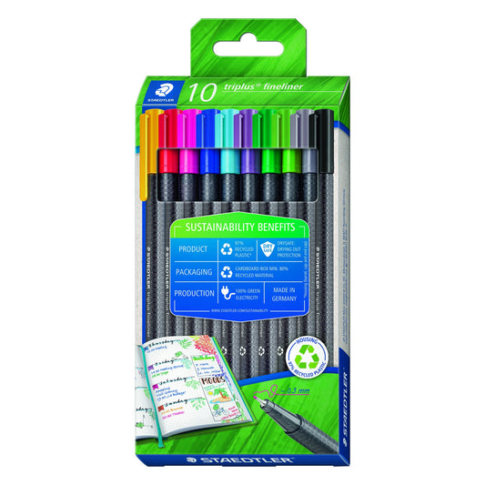 STAEDTLER® Fineliner triplus® 334 0,3mm 10 St./Pack.