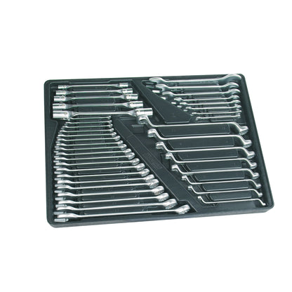 BRÜDER MANNESMANN Werkstattwagen gefüllt 75 x 115 x 55 cm (B x H x T) 321 Teile 7 Schubladen grün/schwarz