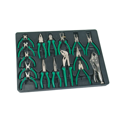BRÜDER MANNESMANN Werkstattwagen gefüllt 75 x 115 x 55 cm (B x H x T) 321 Teile 7 Schubladen grün/schwarz