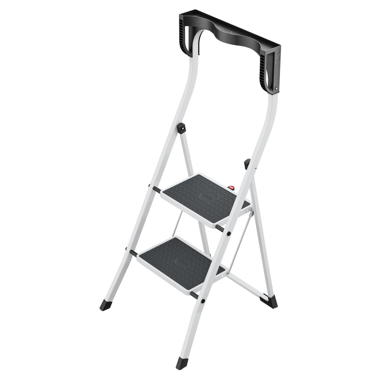 Hailo Stehleiter K75 ComfortLine 2,47m Stahl weiß