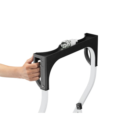 Hailo Stehleiter K75 ComfortLine 2,69m Stahl weiß