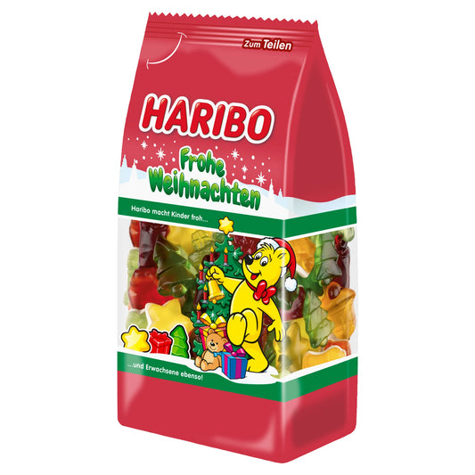 HARIBO Fruchtgummi Frohe Weihnachten 300 g/Pack.