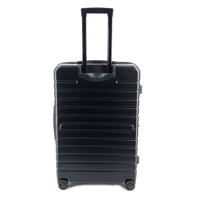 JSA Trolley L Innenmaße: 68 x 48 x 27 cm (B x H x T) Außenmaße: 75,5 x 50,5 x 29 cm (B x H x T) mit Rollen Arretierbares Teleskoptrolleysystem, Dehnfalte, vier 360 Grad Leichtlaufrollen, Beidseitige Packmöglichkeit durch Packtrennwand und Packgurt