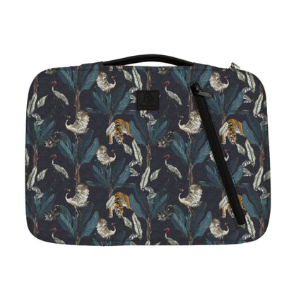 Exacompta Notebookhülle Sleeve 37 x 28 x 2,5 cm (B x H x T) Minifronttasche mit Reißverschluss Polyester, 100 % recycelt mehrfarbig