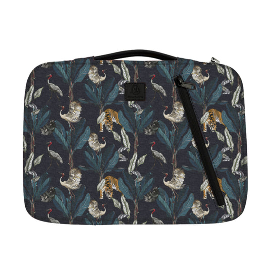 Exacompta Notebookhülle Sleeve 37 x 28 x 2,5 cm (B x H x T) Minifronttasche mit Reißverschluss Polyester, 100 % recycelt mehrfarbig