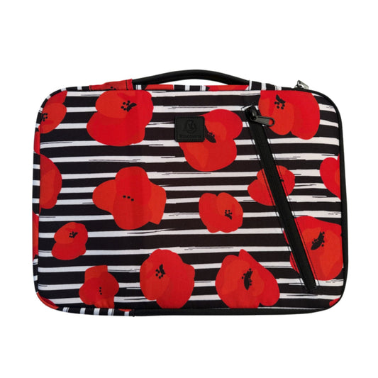 Exacompta Notebookhülle Sleeve 37 x 28 x 2,5 cm (B x H x T) Minifronttasche mit Reißverschluss Polyester, 100 % recycelt mehrfarbig