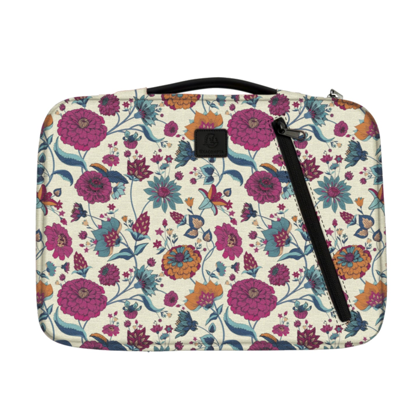 Exacompta Notebookhülle Sleeve 37 x 28 x 2,5 cm (B x H x T) Minifronttasche mit Reißverschluss Polyester, 100 % recycelt mehrfarbig
