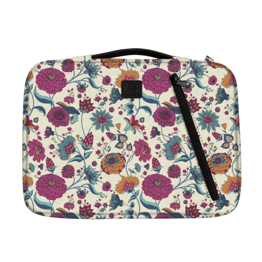 Exacompta Notebookhülle Sleeve 37 x 28 x 2,5 cm (B x H x T) Minifronttasche mit Reißverschluss Polyester, 100 % recycelt mehrfarbig