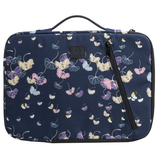 Exacompta Notebookhülle Sleeve 37 x 28 x 2,5 cm (B x H x T) Minifronttasche mit Reißverschluss Polyester, 100 % recycelt mehrfarbig
