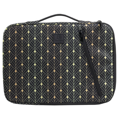 Exacompta Notebookhülle Sleeve 37 x 28 x 2,5 cm (B x H x T) Minifronttasche mit Reißverschluss Polyester, 100 % recycelt mehrfarbig
