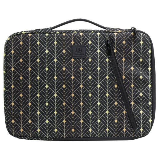 Exacompta Notebookhülle Sleeve 37 x 28 x 2,5 cm (B x H x T) Minifronttasche mit Reißverschluss Polyester, 100 % recycelt mehrfarbig