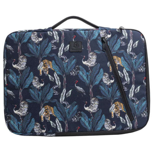 Exacompta Notebookhülle Sleeve 41 x 31 x 2,5 cm (B x H x T) Minifronttasche mit Reißverschluss Polyester, 100 % recycelt mehrfarbig