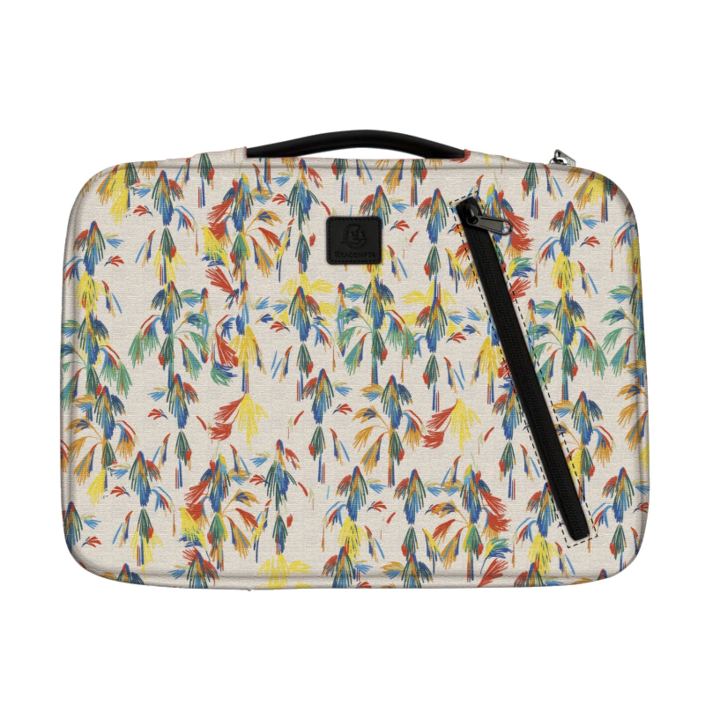 Exacompta Notebookhülle Sleeve 41 x 31 x 2,5 cm (B x H x T) Minifronttasche mit Reißverschluss Polyester, 100 % recycelt mehrfarbig